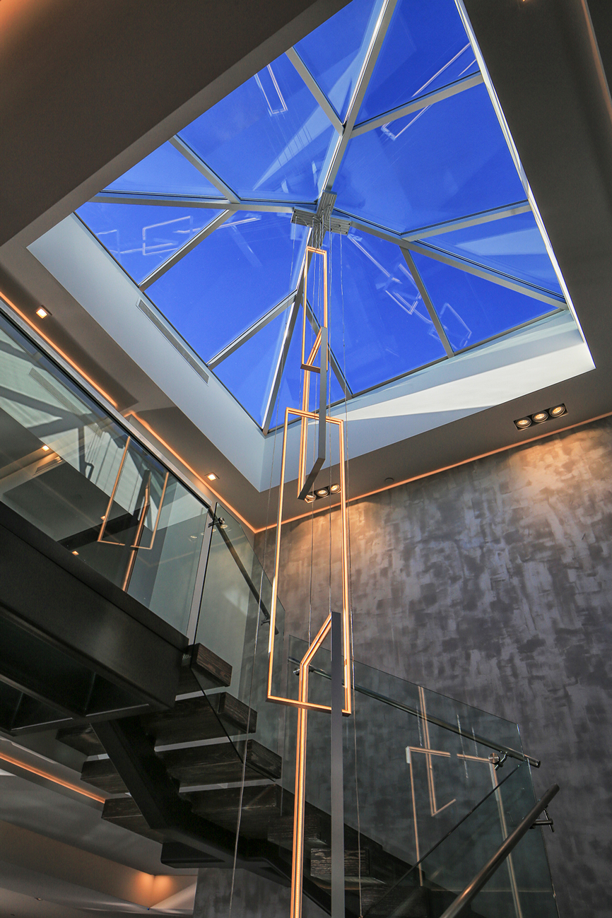 Custom architectural LED assembly by LIT Group in Bel Air.